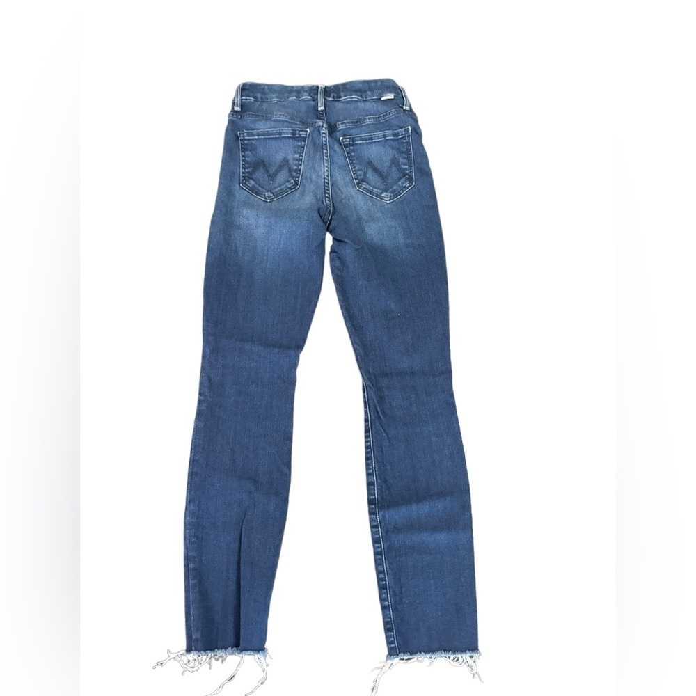 MOTHER
Looker High-Rise Ankle Fray Skinny Jeans in Tongue And Chic size 25 - Picture 6 of 16